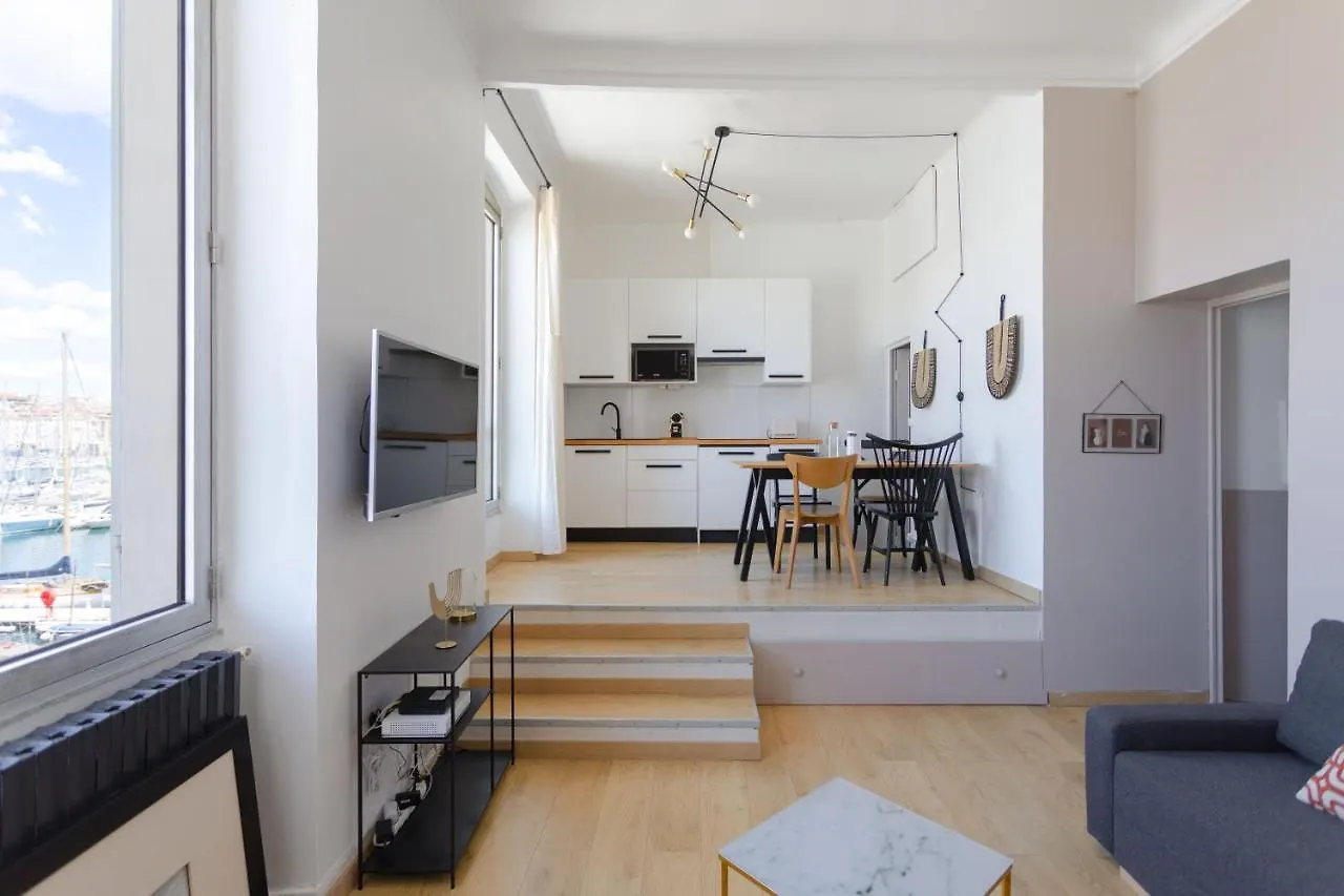 Apartment Le Rive Neuve Standing Vieux-Port - Appartement 1 Chambre 4 Pers Vue Mer Clim Marseille